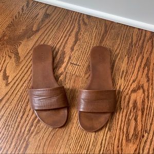 Nisolo brown sandals, 7.5